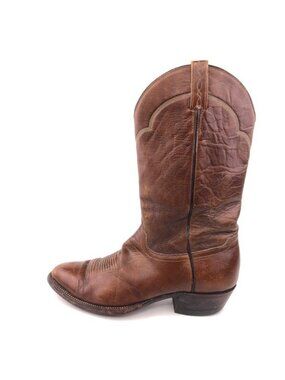 El Dorado Vintage Brown Leather Western Boots 11 D